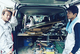 職人さんの写真