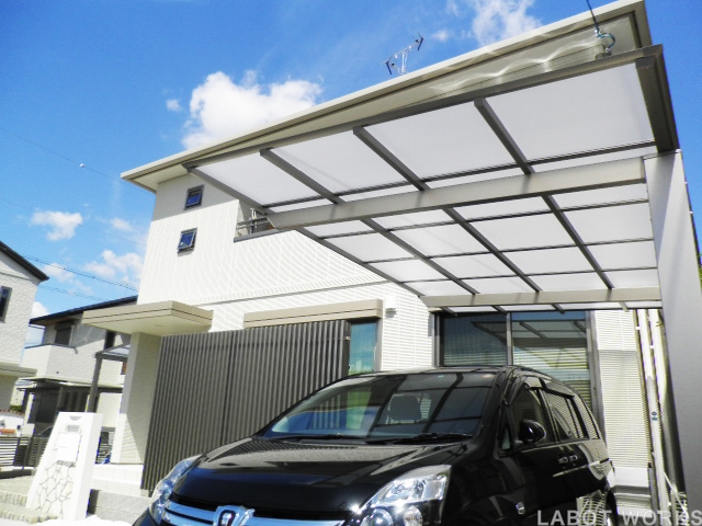 スパッと直線 | 「らぼっと・わーくす」は京都，滋賀，大阪のエクステリア、ガーデニングを中心に外構・お庭工事のデザイン、設計、施工管理を一貫して行うエクステリア専門店です。