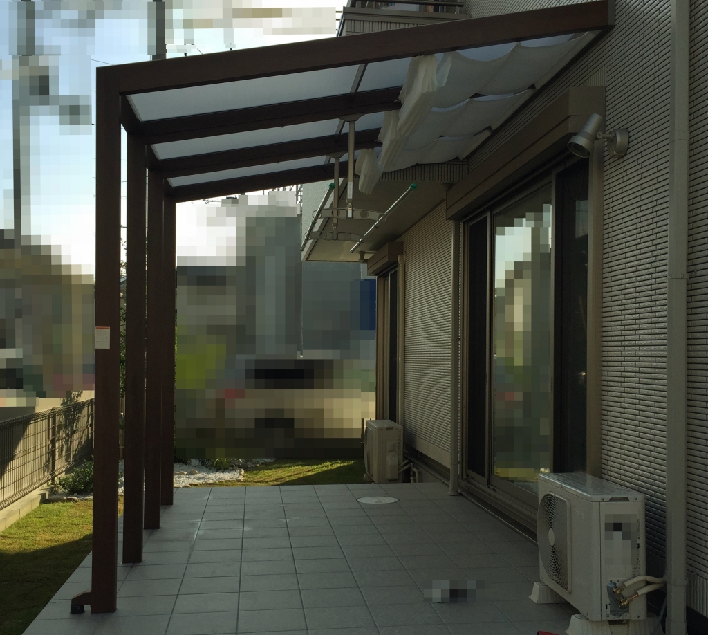 テラス屋根があると夢が広がります