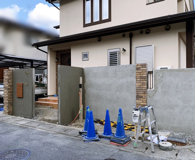 「LABOT」は京都，滋賀のエクステリア、ガーデニングを中心に外構・お庭工事のデザイン、設計、施工管理を一貫して行うエクステリア専門店です。 | 左京区M様邸のリフォーム工事進捗レポート！