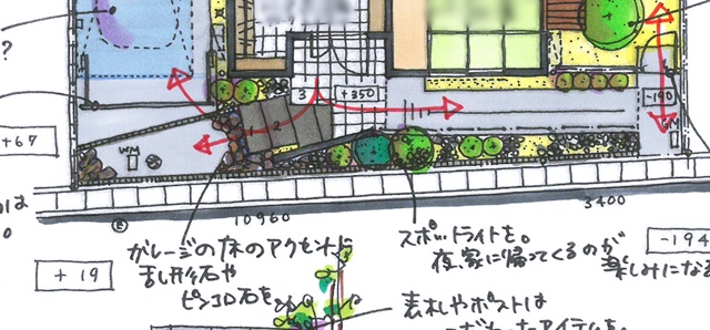 「LABOT」は京都，滋賀のエクステリア、ガーデニングを中心に外構・お庭工事のデザイン、設計、施工管理を一貫して行うエクステリア専門店です。 | スロープと階段を作った左京区K様邸の門まわり