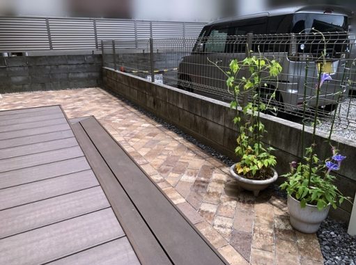 【庭のリフォーム工事】今ある庭をもっと使いやすくできたらいいな@南区T様邸