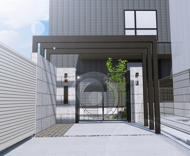 「LABOT」は京都，滋賀のエクステリア、ガーデニングを中心に外構・お庭工事のデザイン、設計、施工管理を一貫して行うエクステリア専門店です。 | へーベルハウスでご新築された三島郡のY様邸、外構工事着工ですー