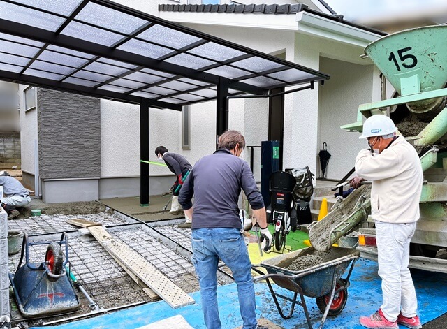 「LABOT」は京都，滋賀のエクステリア、ガーデニングを中心に外構・お庭工事のデザイン、設計、施工管理を一貫して行うエクステリア専門店です。 | コンクリート土間打ち日和