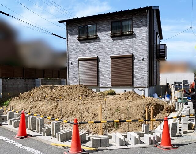 京都 LABOT - lab-t.com - 長岡京市M様邸、クローズ外構計画で着工です -
