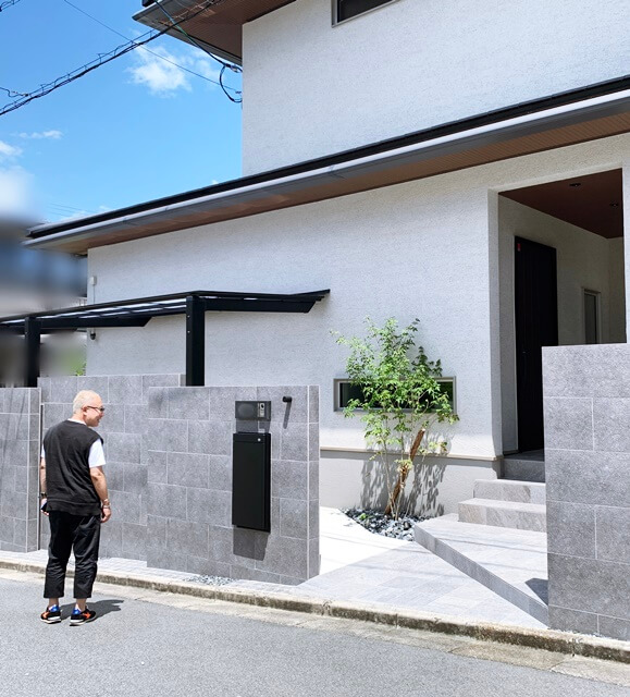 京都 LABOT - lab-t.com - 外構工事完成から3か月、木津川市K様邸へ -