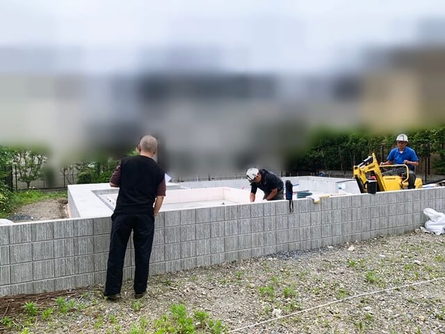 京都 LABOT - lab-t.com - 左京区では旗竿地の新築外構工事も始まりました＠住友林業の家O様邸 -