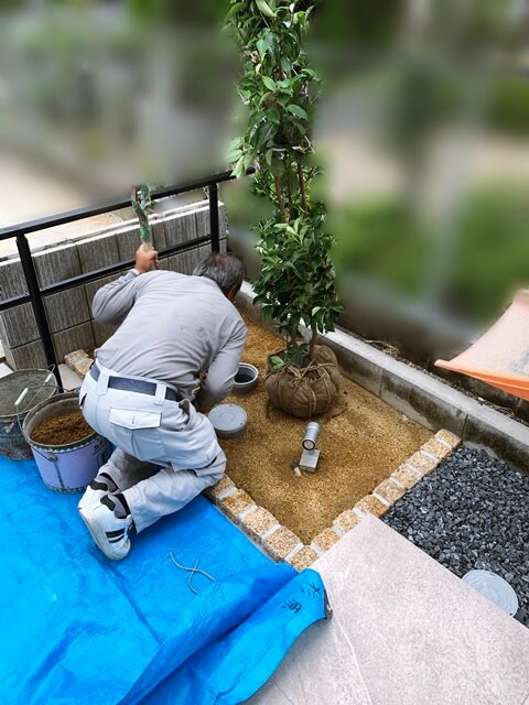 京都 LABOT - lab-t.com - 枚方市Y様邸も植栽工事、そして完工！ -