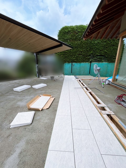 「LABOT」は京都，滋賀のエクステリア、ガーデニングを中心に外構・お庭工事のデザイン、設計、施工管理を一貫して行うエクステリア専門店です。 | 外構リフォーム工事進捗レポート＠右京区K様邸