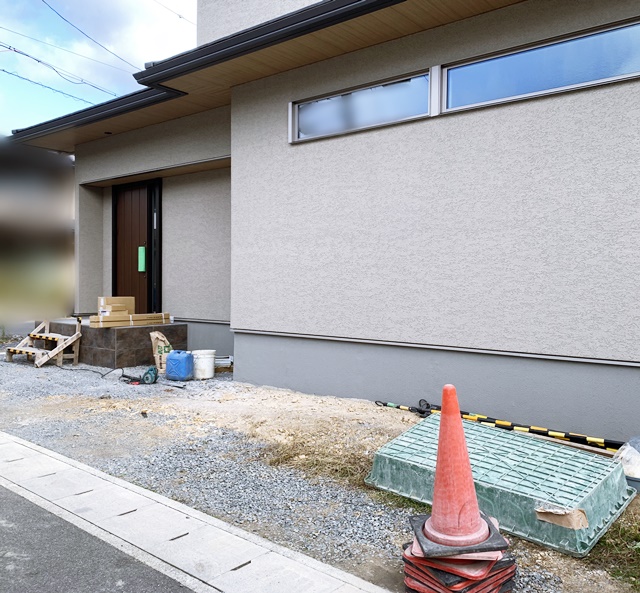「LABOT」は京都，滋賀のエクステリア、ガーデニングを中心に外構・お庭工事のデザイン、設計、施工管理を一貫して行うエクステリア専門店です。 | 新築外構工事、着工！＠左京区F様邸