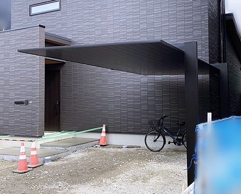 LABOT::京田辺市O様邸新築外構工事進捗レポート！カーポートSCの設置完了っ♪