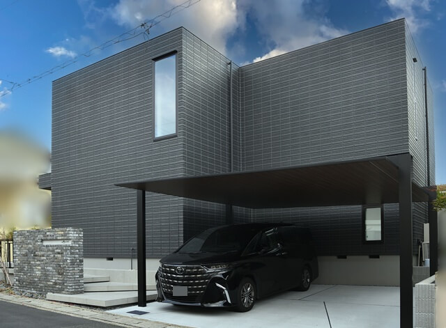 LABOT::【ヘーベルハウス】ヴィンテージレンガを使ったシックモダンデザイン