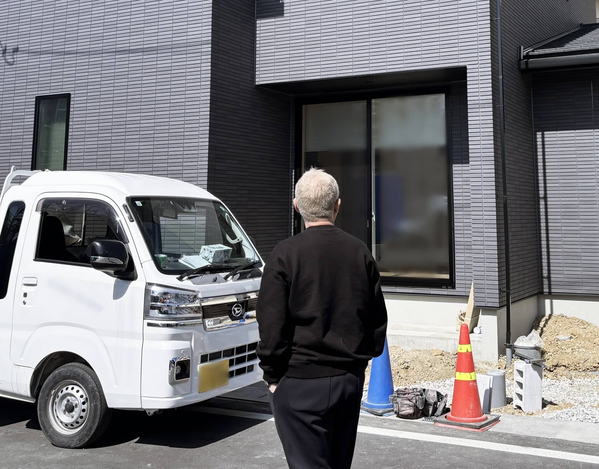 大津市A様邸の新築外構工事、着工!