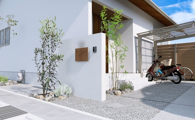 気に入ってくださったシンプルでちょっと北欧テイストを入れたオープン外構計画。 | 京都と滋賀の外構ならラボット 気に入ってくださったシンプルでちょっと北欧テイストを入れたオープン外構計画。 | 京都と滋賀の外構ならラボット