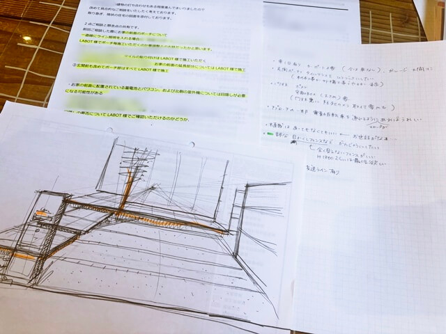 まず最初は中京区でご新築予定のO様邸。 | 京都と滋賀の外構ならラボット